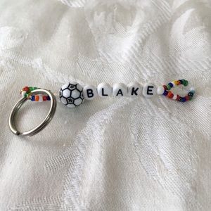 Blake personalized keychain-NEW-hand made